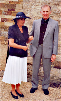 The Reverend Christopher Beake with his wife Marie
