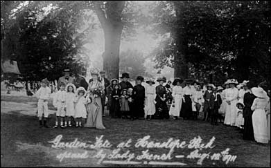 Garden Fete at Hanslope Park Aug 12th 1911