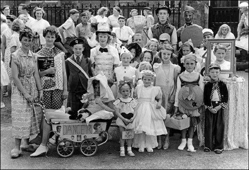 Fancy dress entries for the 1957 fete