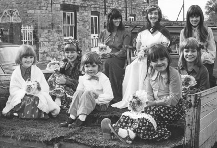 Back row: Hayley Archer, Wendy Scripps, Valerie King, Yvonne Mullins.