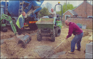 Work beings on the new Shop & Post Office 2007