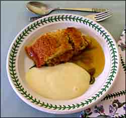 Baked apple roll