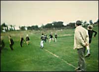 A hectic game of rounders