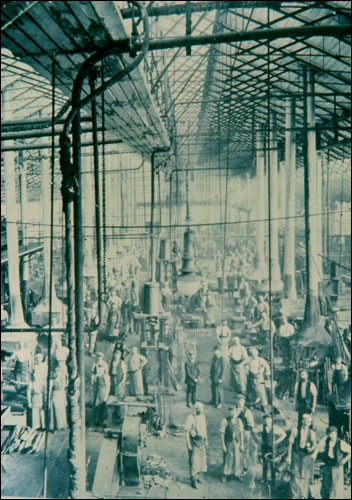 Wolverton Works Blacksmith Shop c.1900