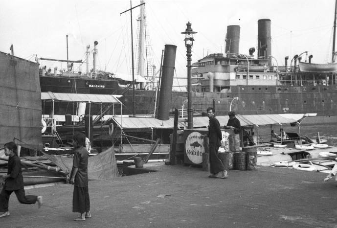 Photograph of S.S. Hai-Ching from Harrison Forman Collection Hong Kong