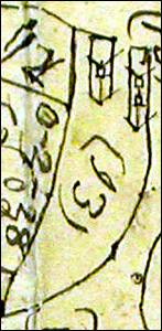 Stoke Bruerne - 1727 Grafton Map : House Number 13