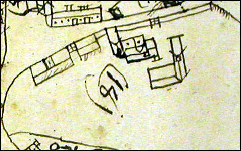 Stoke Bruerne - 1727 Grafton Map : House Number 18