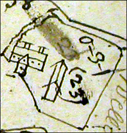 Stoke Bruerne - 1727 Grafton Map : House Number 23