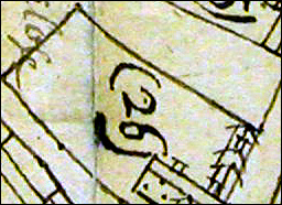 Stoke Bruerne - 1727 Grafton Map : House Number 26