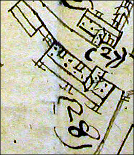 Stoke Bruerne - 1727 Grafton Map : House Number 28