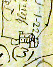 Stoke Bruerne - 1727 Grafton Map : House Number 3