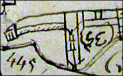 Stoke Bruerne - 1727 Grafton Map : House Number 35