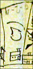 Stoke Bruerne - 1727 Grafton Map : House Number 7