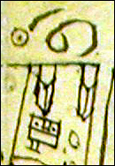 Stoke Bruerne - 1727 Grafton Map : House Number 9