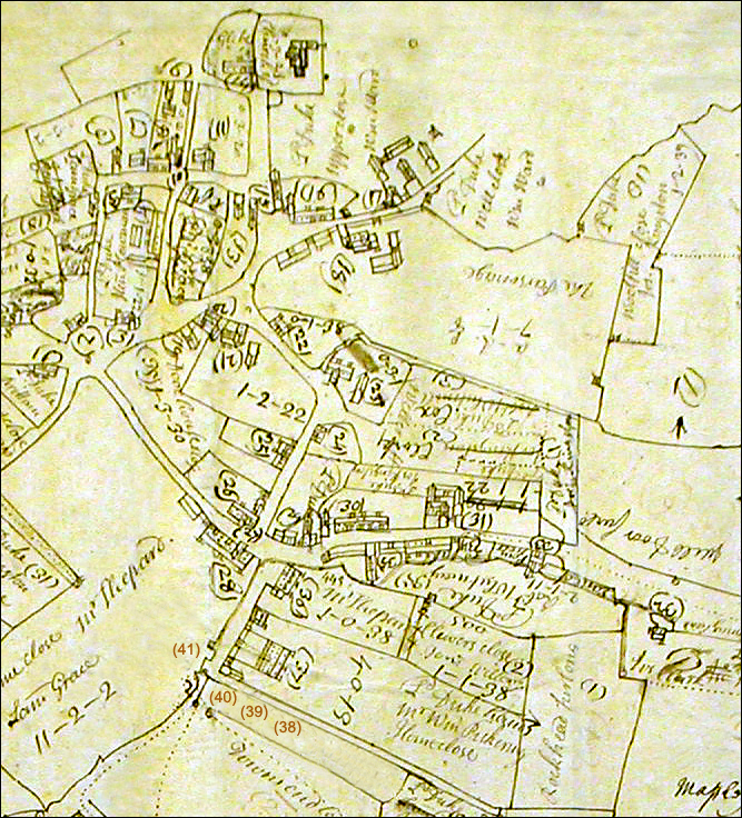 Stoke Bruerne Village in 1727