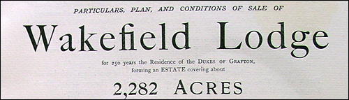 1920 Sale Catalogue heading