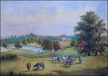 Painting of Wakefield Lodge 1877