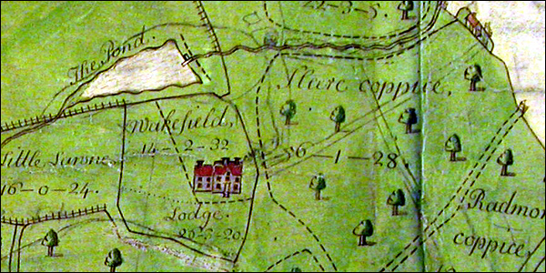 Wakefield Lodge in 1608