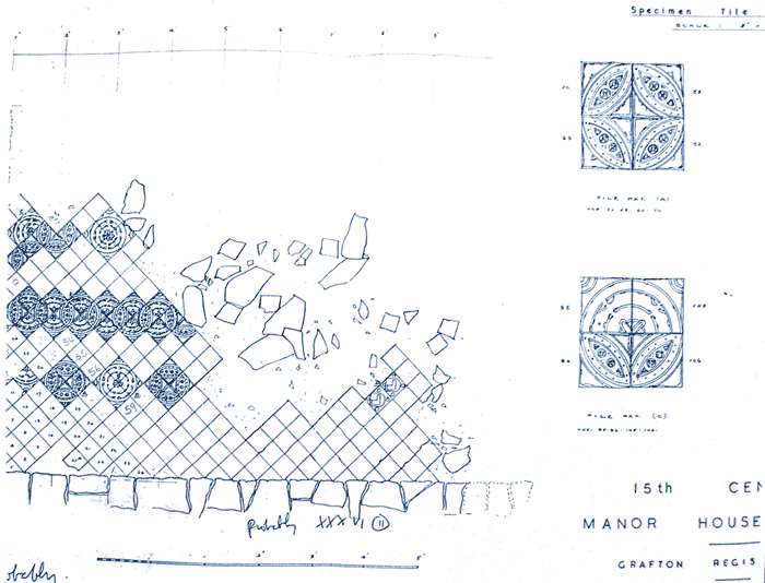 drawing of the tiles