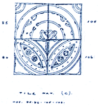 tile pattern detail