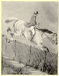 'Jonathan' - one of Dick Painter's Flyers: ridden by Frank Beers when Whipper-in.