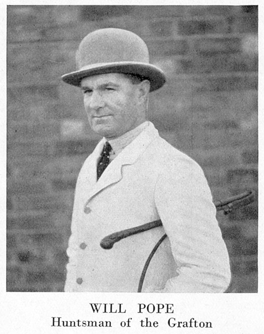 Will Pope, Huntsman of the Grafton
