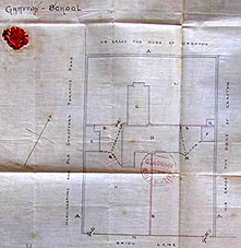 Architect's drawings for Grafton School,by Swinfar Harris of Stony Stratford 1872