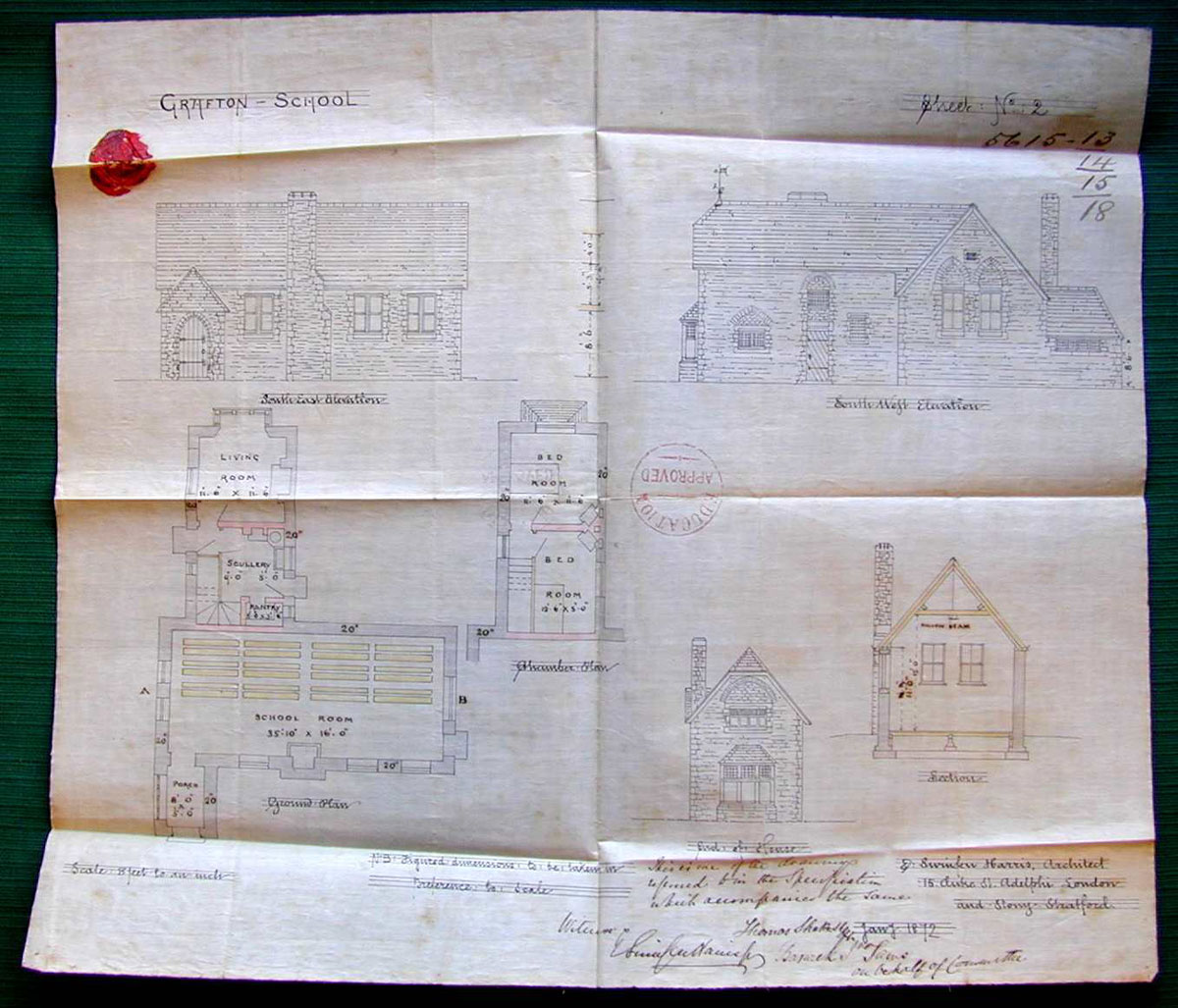School Plans 1872