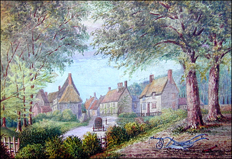 Grafton village (houses 11, 13, and 15