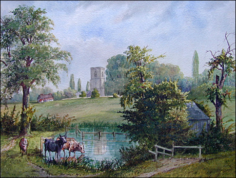 Grafton Regis (looking towards church
