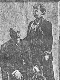 Squire Edward Watts and his wife Edith (c. 1910)