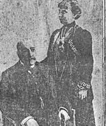 Squire Edward Watts and his wife Edith c. 1910