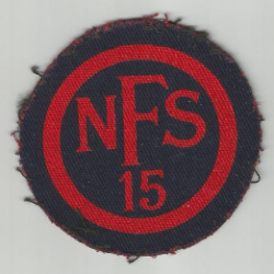 Tony Belham's Auxillary Fire Service arm patch