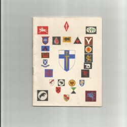 Wartime hymn book from memorial service