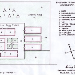Plan of the Haversham POW Camp