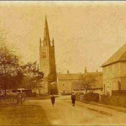 Church steeple from Newport Road c.1912