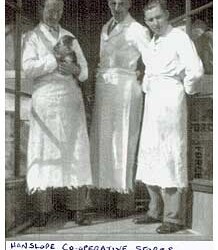 Co-operative store staff in Gold Street 1900s