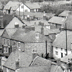 High St showing the Cock pub and the back of 4 Gold Street.