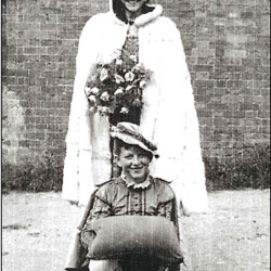 Kitty Sherwood as May Queen 1946