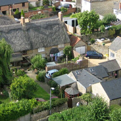 Barnwell Buildings in 2007
from the church tower