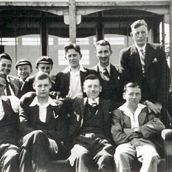Village lads outside the Sports Pavillion
c1937