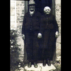 Charles Frances and Jane Webb (nee Hillyer) outside their home in Long Street near the junction of Forest Road.
c1930