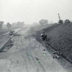 M1 motorway construction c.1957