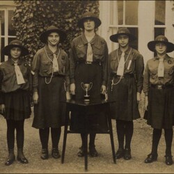 Guides Troop 1930s
Miss Gower on the left and Mabel Neale on the right.