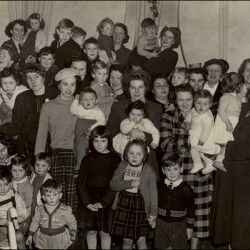 Mother and baby group
meeting with the welfare nurse 1955