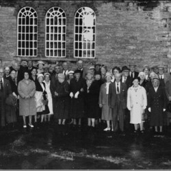 WI party for pensioners at the village hall c.1962