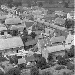 Barnwell Buildings viewed from the church tower.