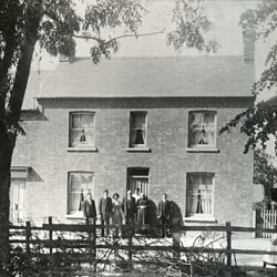 The Rainbow Family outside their home in Park Road, c.1920