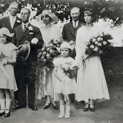 Wedding of Bert Horne and Nelly Herbert, 1930