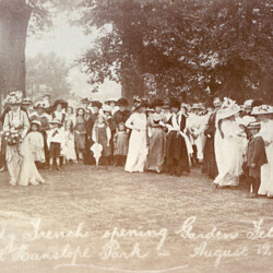 Hanslope Park Garden Fete 12 August 1911